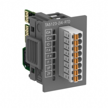 ABB 1SAP187100R0002 TA5123-2AI-RTD, Analog input option board. 2 AI: RTD. 16 Bit.