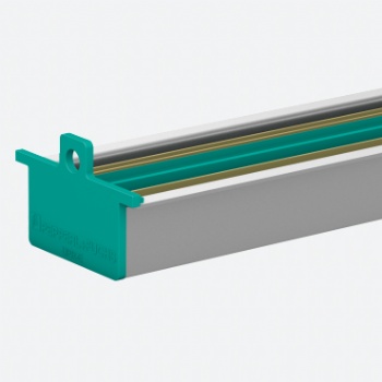 Pepperl+Fuchs UPR-03 Universal Power Rail, 35 mm DIN mounting rail with 3-conductor insert.